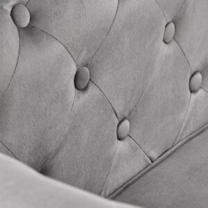 Kahvitable ERIKSEN, harmaa / musta