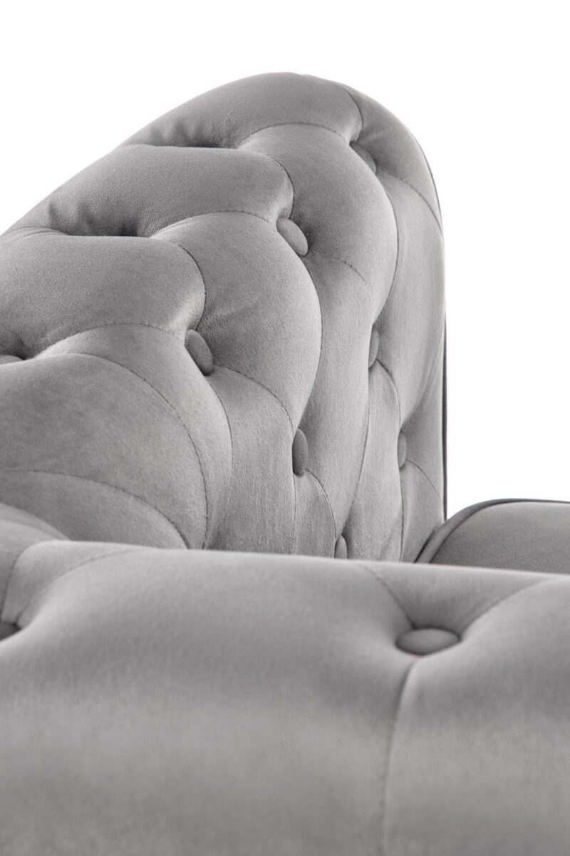 Kahvitable ERIKSEN, harmaa / musta