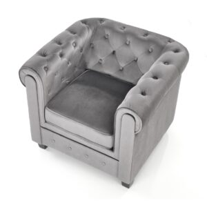 Kahvitable ERIKSEN, harmaa / musta