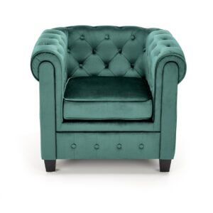 Nojatuoli ERIKSEN, tumma vihreä / musta