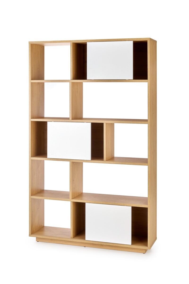 Hylly REGO, tammi / valkoinen matta