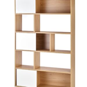 Hylly REGO, tammi / valkoinen matta