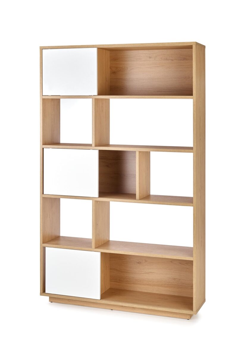 Hylly REGO, tammi / valkoinen matta