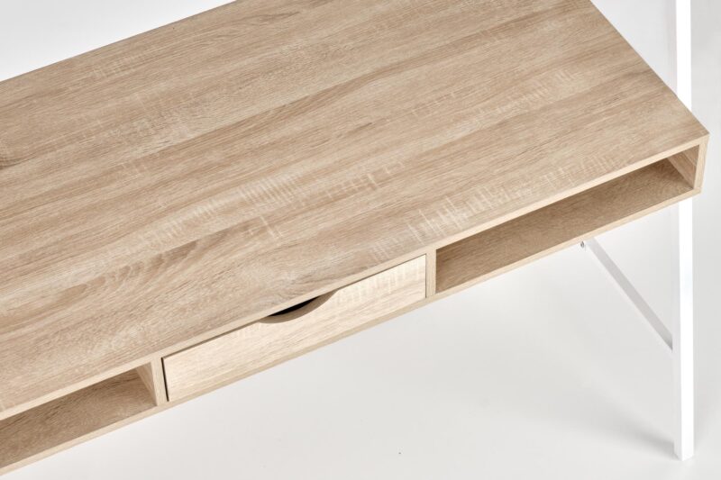 Kirjoituspöytä MARRIA, tammi / valkoinen