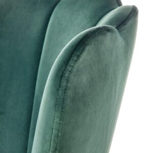 Baaritooli VELOR, tumma vihreä