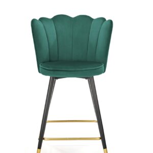 Baaritooli VELOR, tumma vihreä