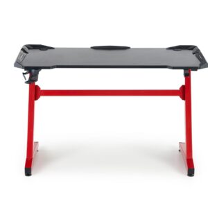 Kirjoituspöytä MARSEL, musta / punainen