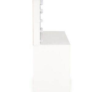 Laatikollinen meikkipöytä HOLLY, valkoinen