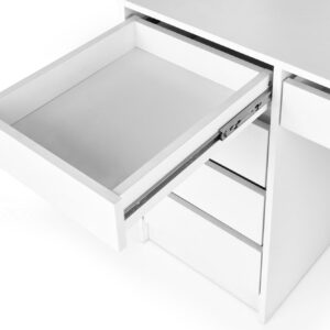 Laatikollinen meikkipöytä HOLLY, valkoinen