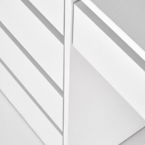 Laatikollinen meikkipöytä HOLLY, valkoinen