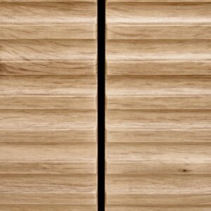 Kummutu MURAVON KM-1, käsityönä valmistettu tammi / musta