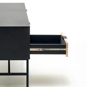 Televisioalusta MURAVON RTV-1, artisan-öljytty tammi / musta