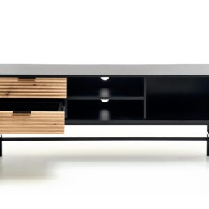 Televisioalusta MURAVON RTV-1, artisan-öljytty tammi / musta