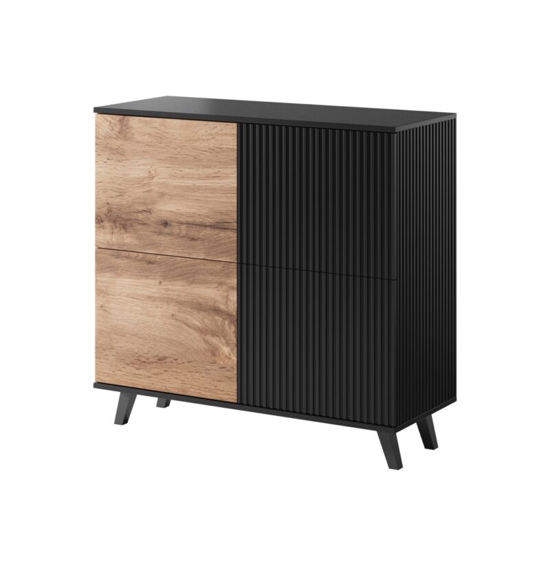 Komero RAVENO KM-2, tammi / musta