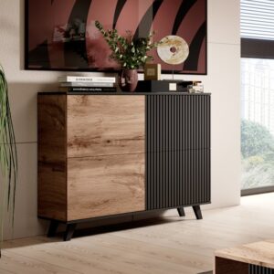 Komero RAVENO KM-2, tammi / musta