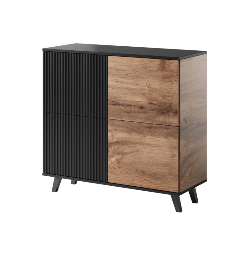 Komero RAVENO KM-2, tammi / musta