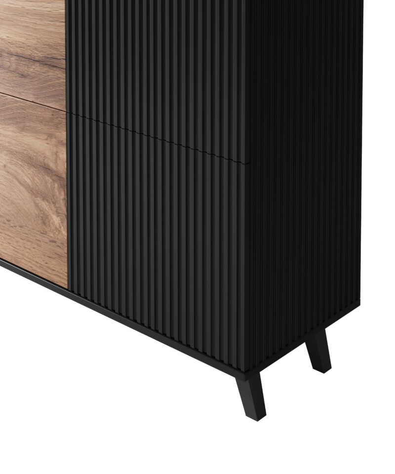 Komero RAVENO KM-2, tammi / musta