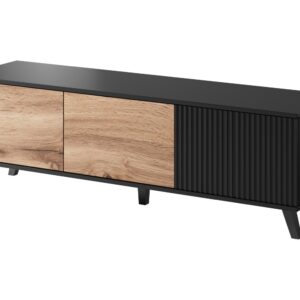 Televisiotaso RAVENO RTV-1, tammi / musta