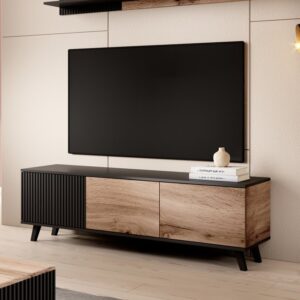 Televisiotaso RAVENO RTV-1, tammi / musta