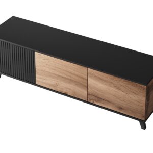 Televisiotaso RAVENO RTV-1, tammi / musta