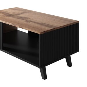 Kahvitalo RAVENO LAW-1, tammi / musta