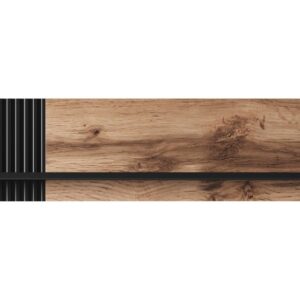 Hylly RAVENO P-1, tammi / musta