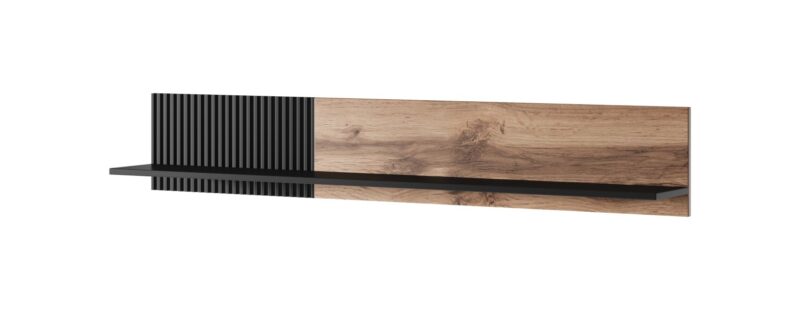 Hylly RAVENO P-1, tammi / musta