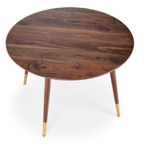 Ruokapöytä DOMENICO, pähkinä / kultainen