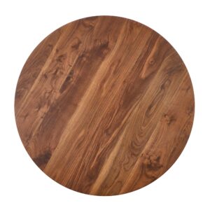 Ruokapöytä DOMENICO, pähkinä / kultainen