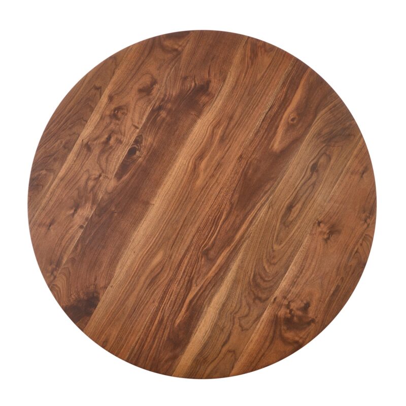 Ruokapöytä DOMENICO, pähkinä / kultainen