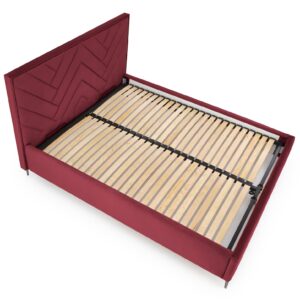 Sängynpääty MONTERO W1, burgundinpunainen Monolith 59