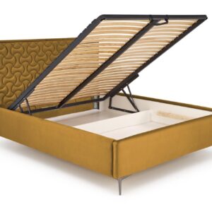 Sängynpääty MONTERO W2, sinapinkeltainen Monolith 48