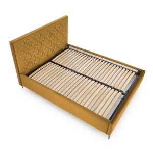 Sängynpääty MONTERO W2, sinapinkeltainen Monolith 48