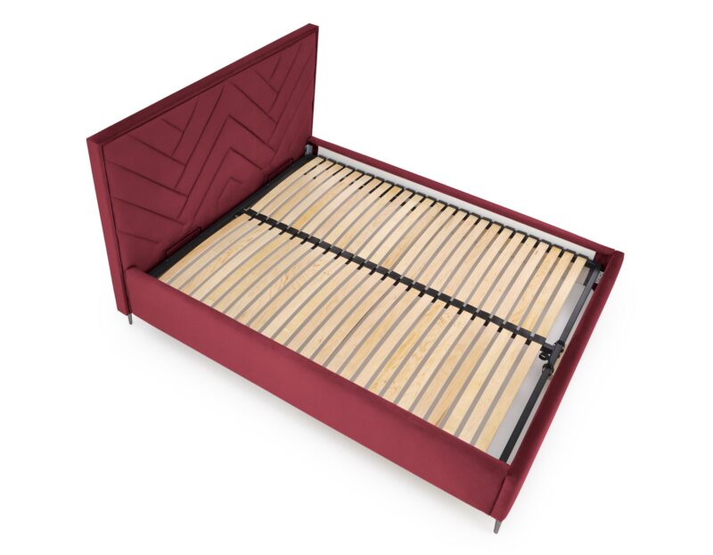 Sänky MONTERO 160x200, burgundinpunainen Monolith 59