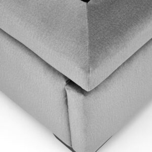 Pesukastilla varustettu sänky CONTAVIA 160x200, harmaa