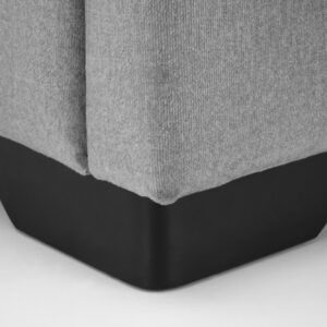 Pesukastilla varustettu sänky CONTAVIA 160x200, harmaa