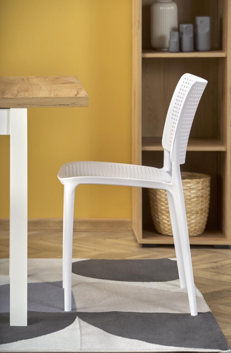 Pidennettävä ruokapöytä TIAGO tamm / valkoinen