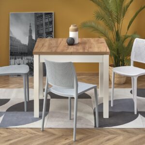 Pidennettävä ruokapöytä TIAGO tamm / valkoinen