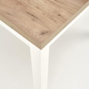 Pidennettävä ruokapöytä TIAGO tamm / valkoinen