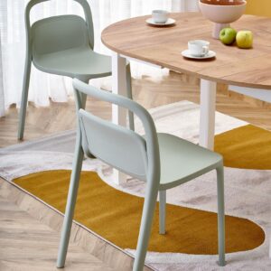 Pidentävä ruokapöytä RINKA tammi / valkoinen