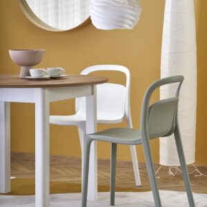 Pidentävä ruokapöytä RINKA tammi / valkoinen