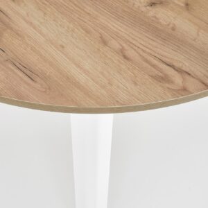 Pidentävä ruokapöytä RINKA tammi / valkoinen