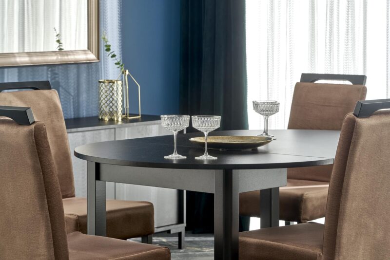 RINVAR ruokapöytä, musta / musta