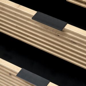 Kaappi MURAVON S-1, käsityö tammi / musta