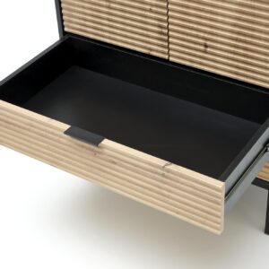 Kaappi MURAVON S-1, käsityö tammi / musta