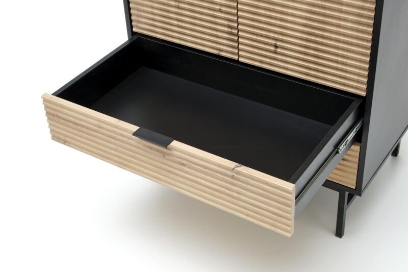 Kaappi MURAVON S-1, käsityö tammi / musta