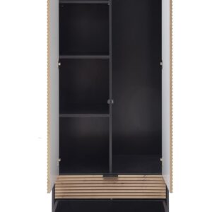 Kaappi MURAVON S-1, käsityö tammi / musta