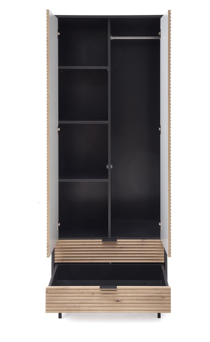 Kaappi MURAVON S-1, käsityö tammi / musta