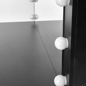 Meikkipöytä HOLVION XL, musta