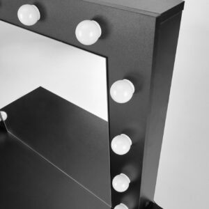 Meikkipöytä HOLVION, musta